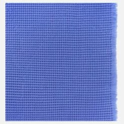 Habitat Plaid En Coton - 130 X 170 Cm - Bleu -meubles boutique vitto plaid gauffre bleu 130x170 8638221