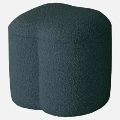 Habitat Pouf En Tissu De Forme Organique – Bleu - Design By Marie Matsuura