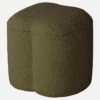 Habitat Pouf En Tissu De Forme Organique – Vert - Design By Marie Matsuura