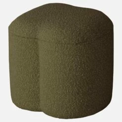 Habitat Pouf En Tissu De Forme Organique – Vert - Design By Marie Matsuura